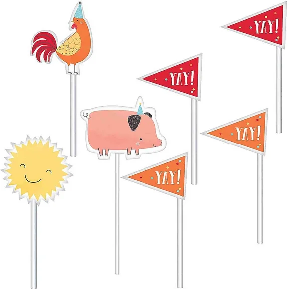 Birthday Party Farm theme bundle NWT